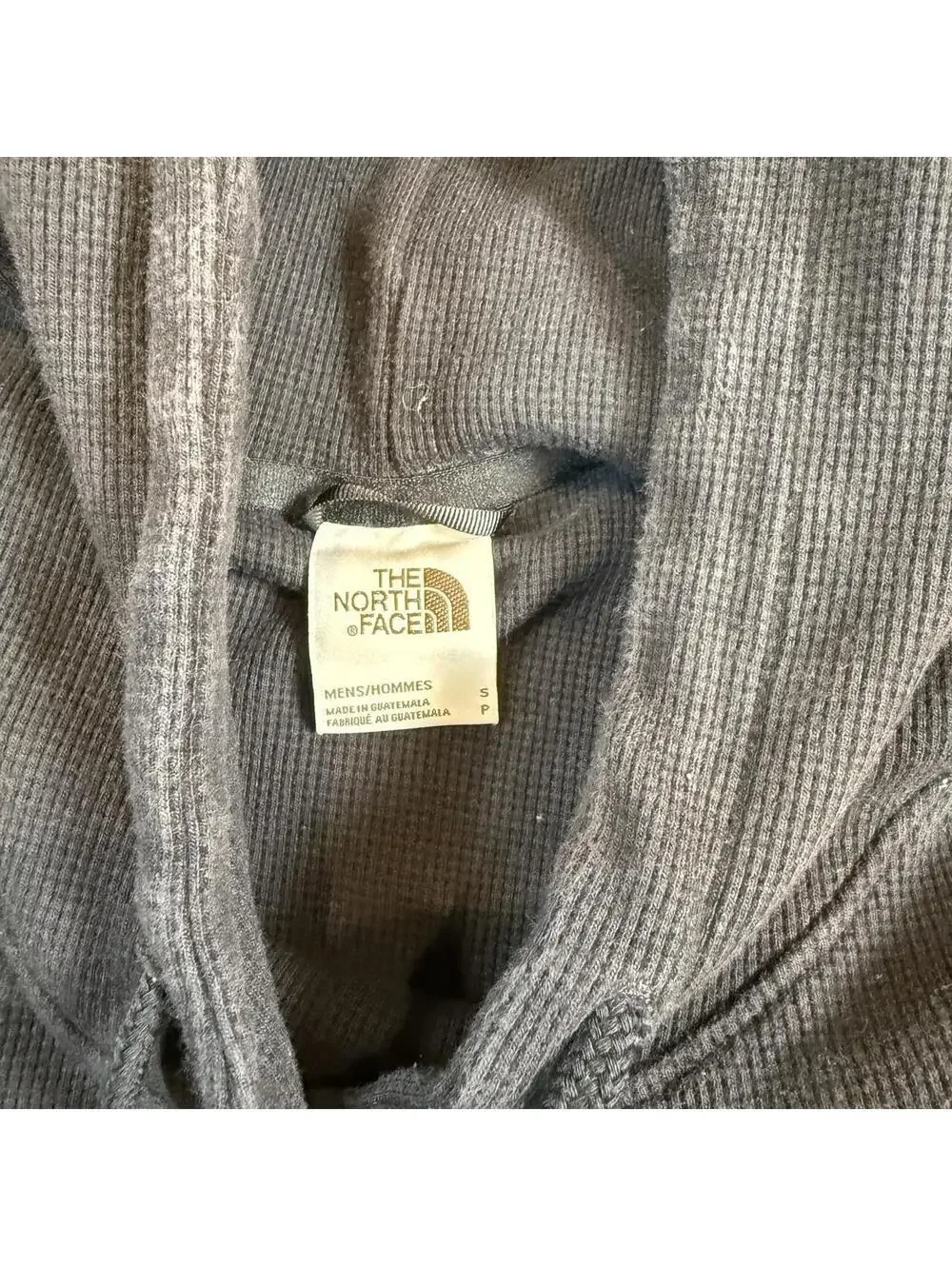 The North Face gray hoodie in size S